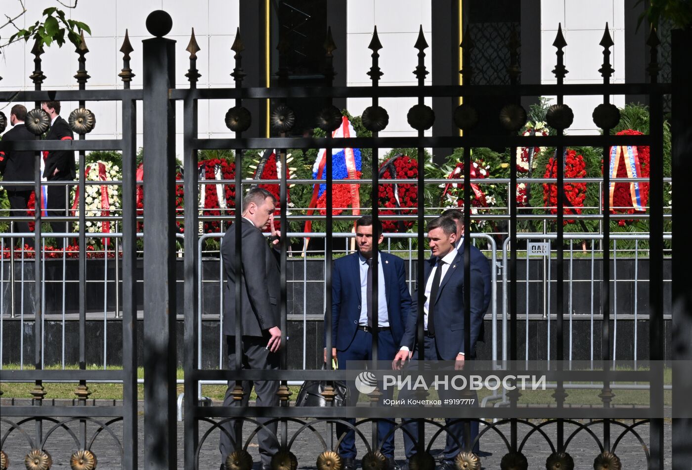 Прощание с бывшим министром обороны РФ Сергеем Ивановым в Москве