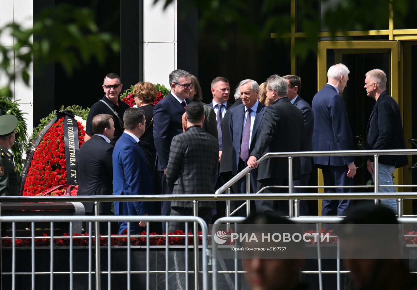 Прощание с бывшим министром обороны РФ Сергеем Ивановым в Москве 