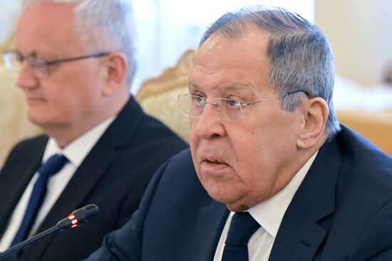Заседание Делового совета при министре иностранных дел РФ в Москве