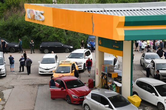 Обстановка на АЗС в Читинской области