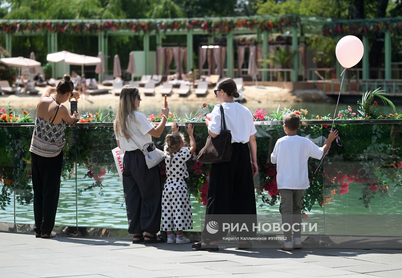 Жаркая погода в Москве 