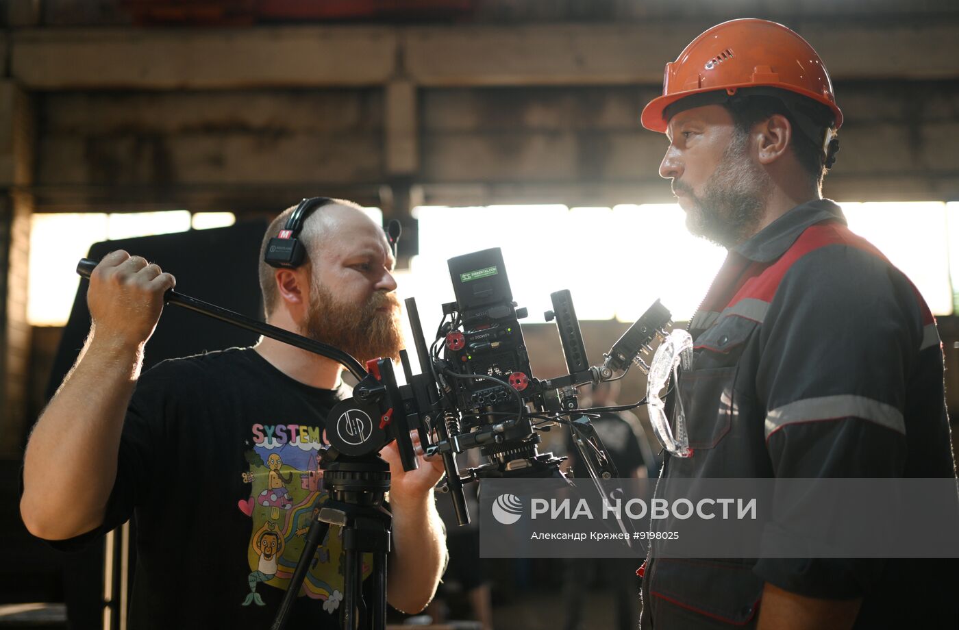 Съемки фильма "К станку" с участием Дмитрия Мазурова