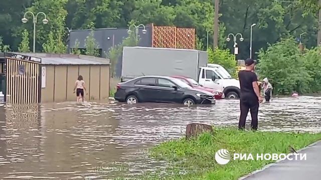 Последствия ливня в Перми