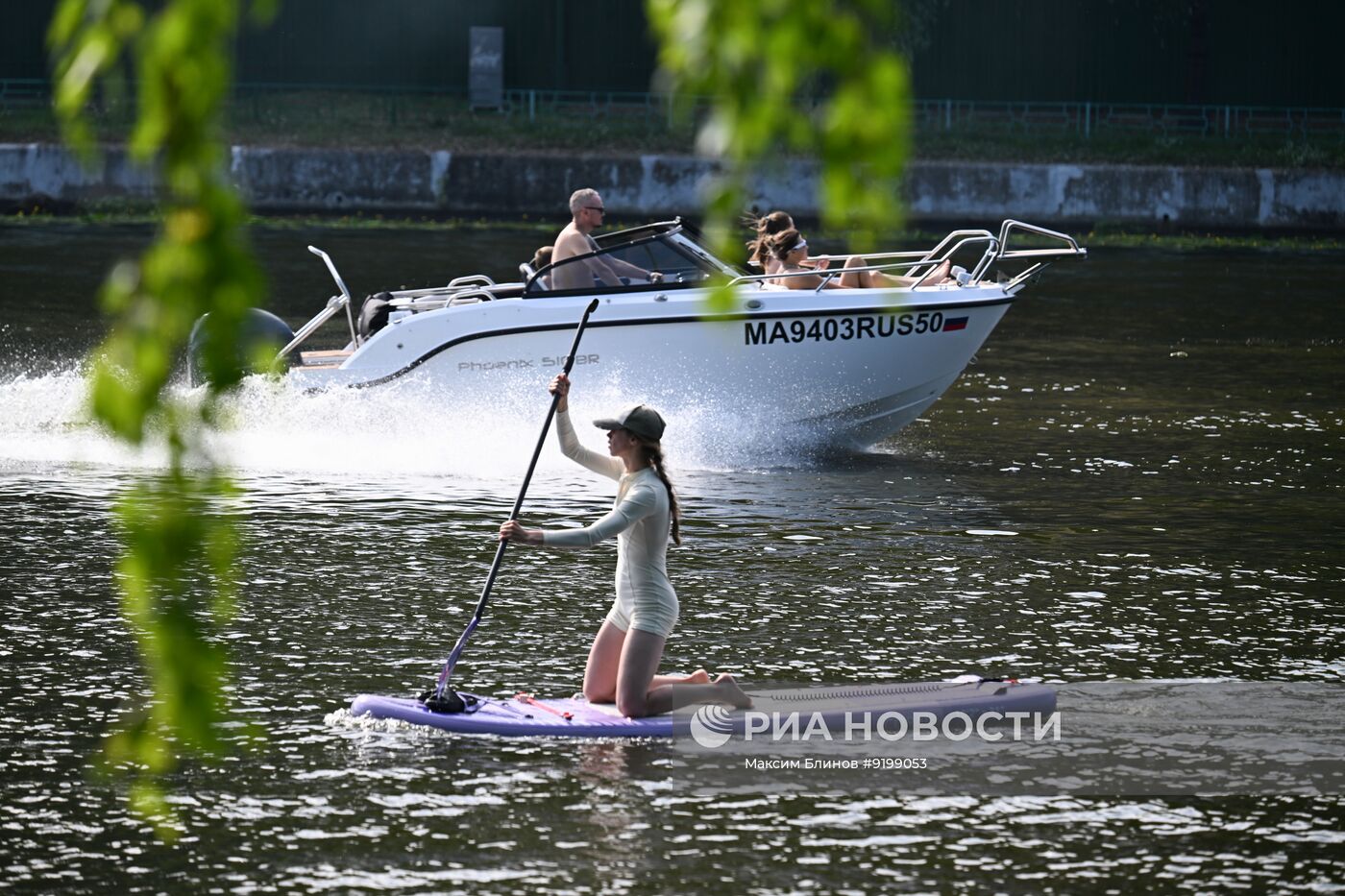 Отдых у водоемов в Москве