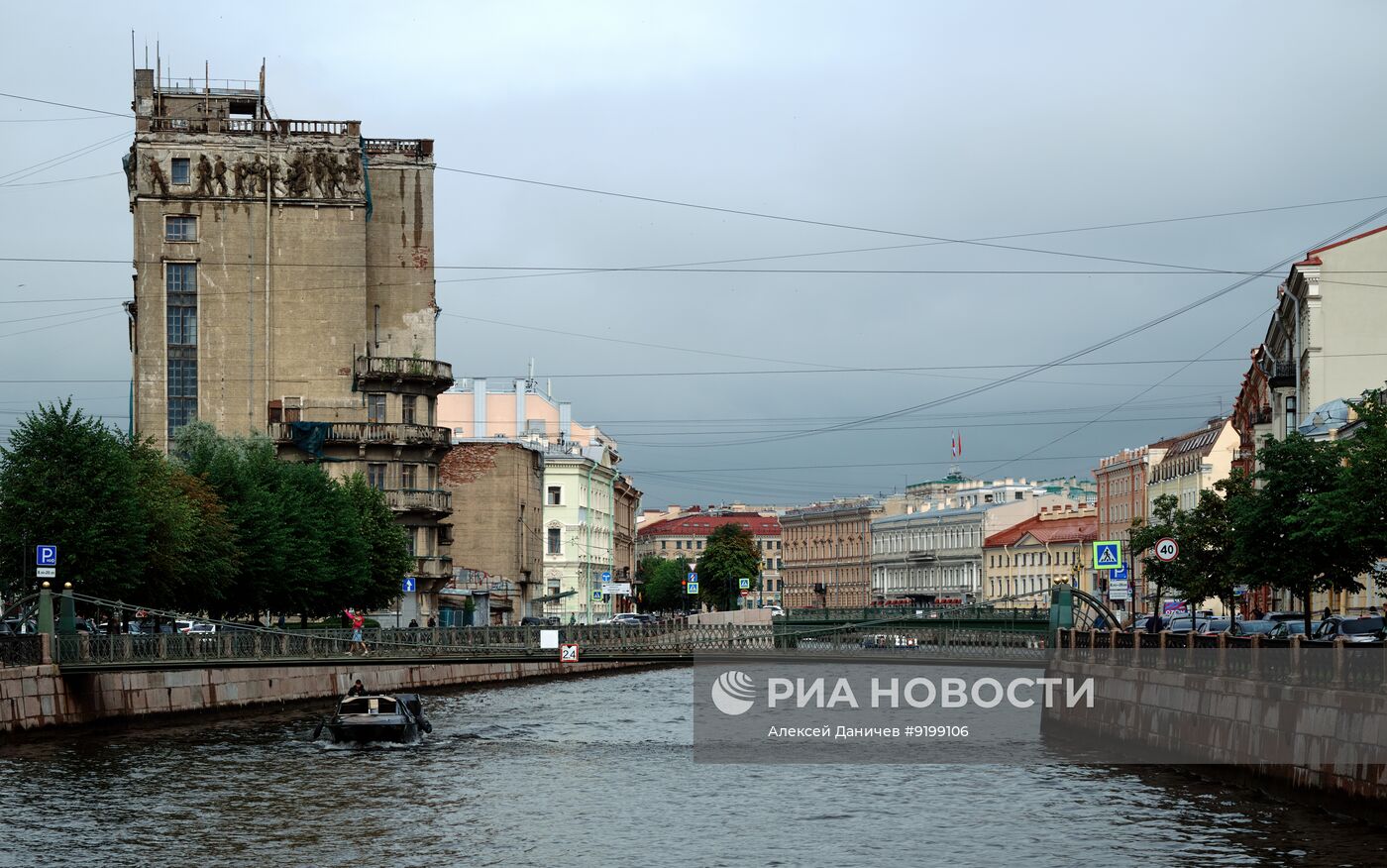 Пасмурная погода в Санкт-Петербурге