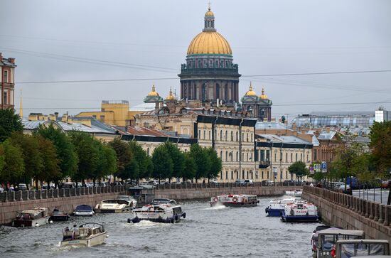 Пасмурная погода в Санкт-Петербурге