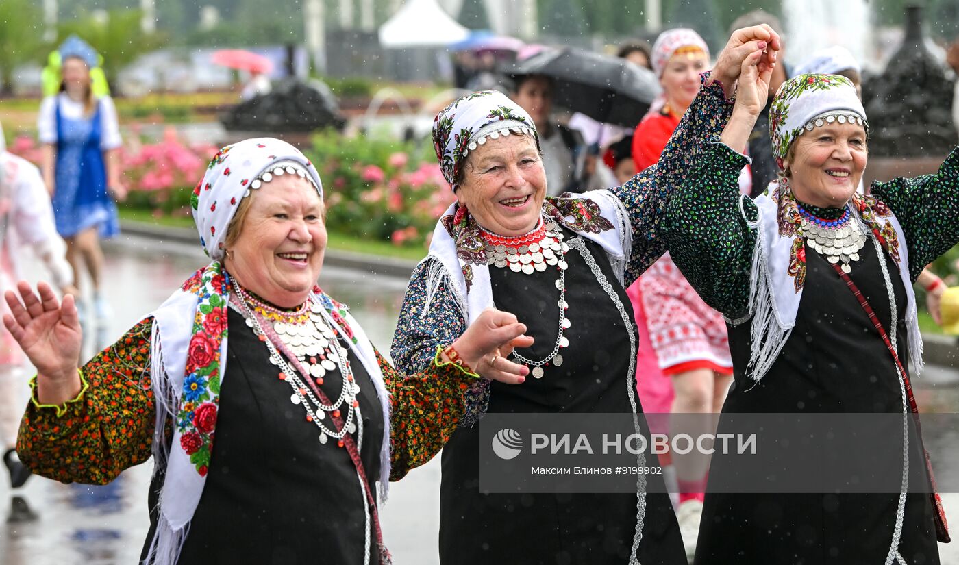Фестиваль национального гостеприимства "Дружба народов" в Москве