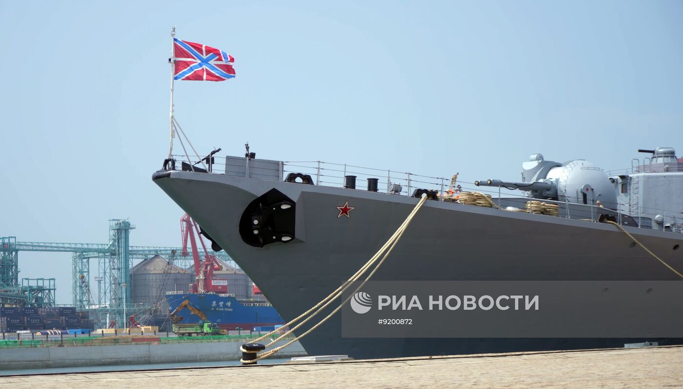 Открытие российско-китайских учений "Морское взаимодействие-2026"