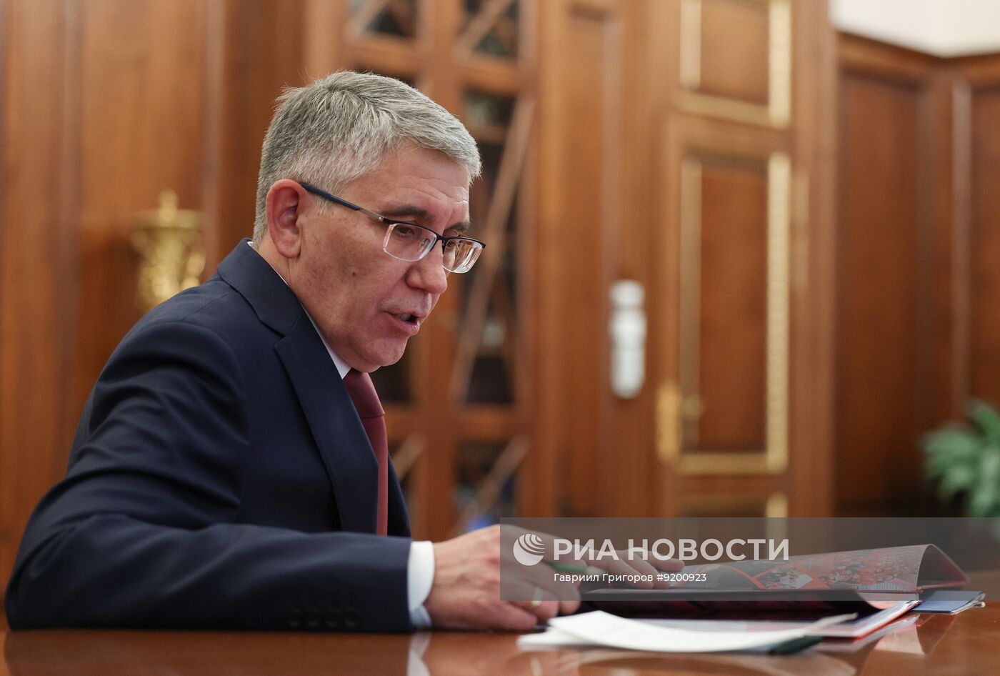 Президент Владимир Путин встретился с губернатором Тульской области Дмитрием Миляевым