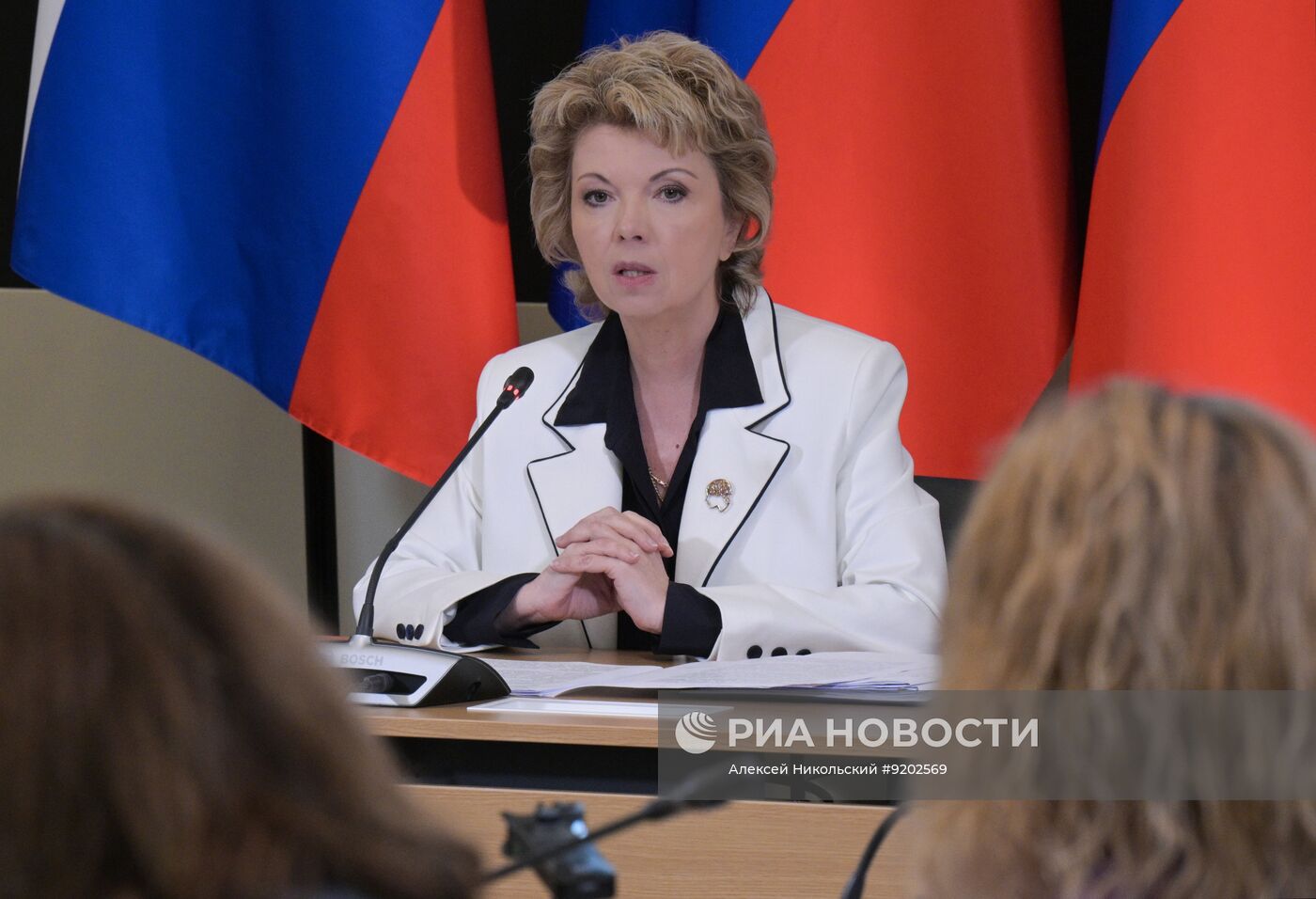 Брифинг cоветника президента РФ Елены Ямпольской в Москве