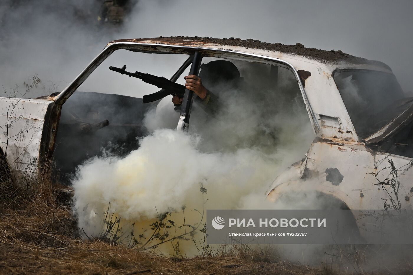 Тренировка штурмовиков группировки войск "Центр" на полигоне на Добропольском направлении СВО