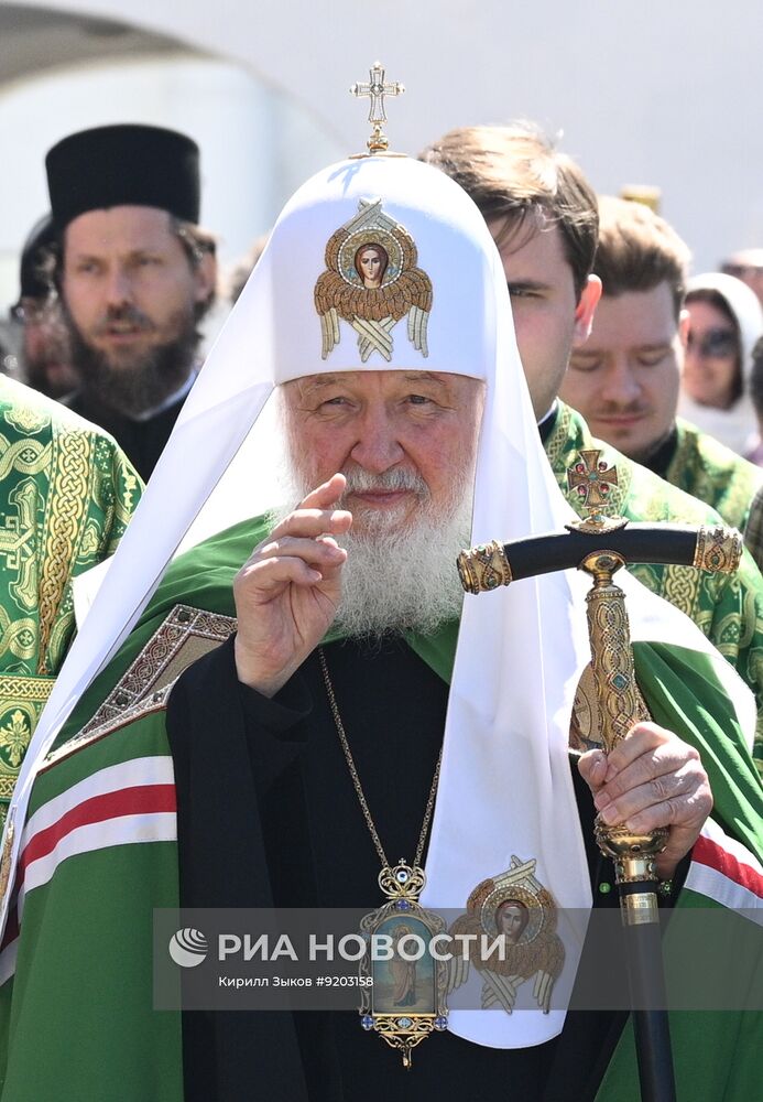 Поездка патриарха Кирилла в Спасо-Преображенский Валаамский ставропигиальный монастырь