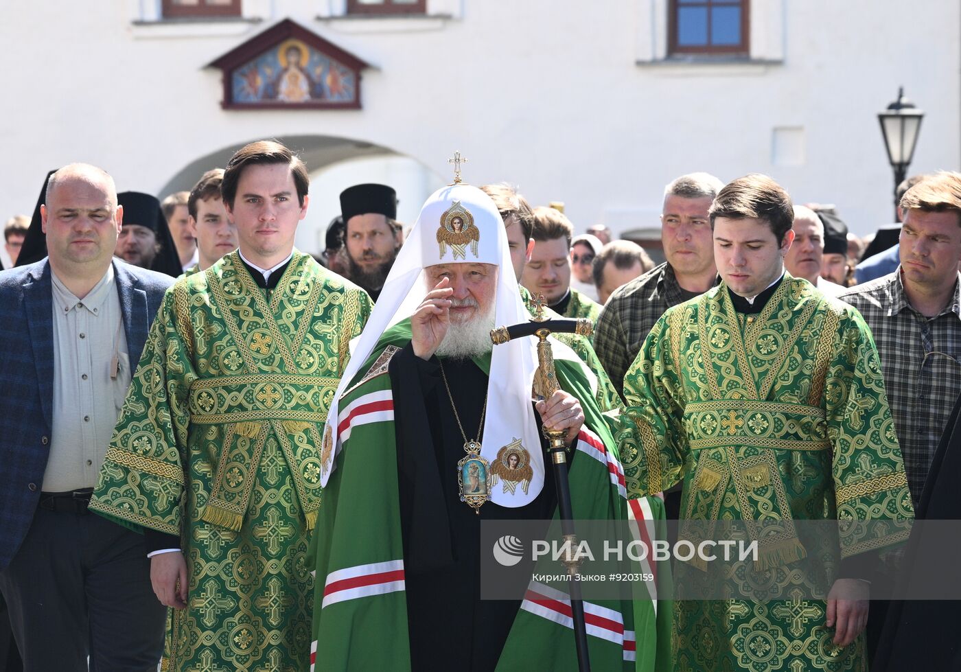 Поездка патриарха Кирилла в Спасо-Преображенский Валаамский ставропигиальный монастырь