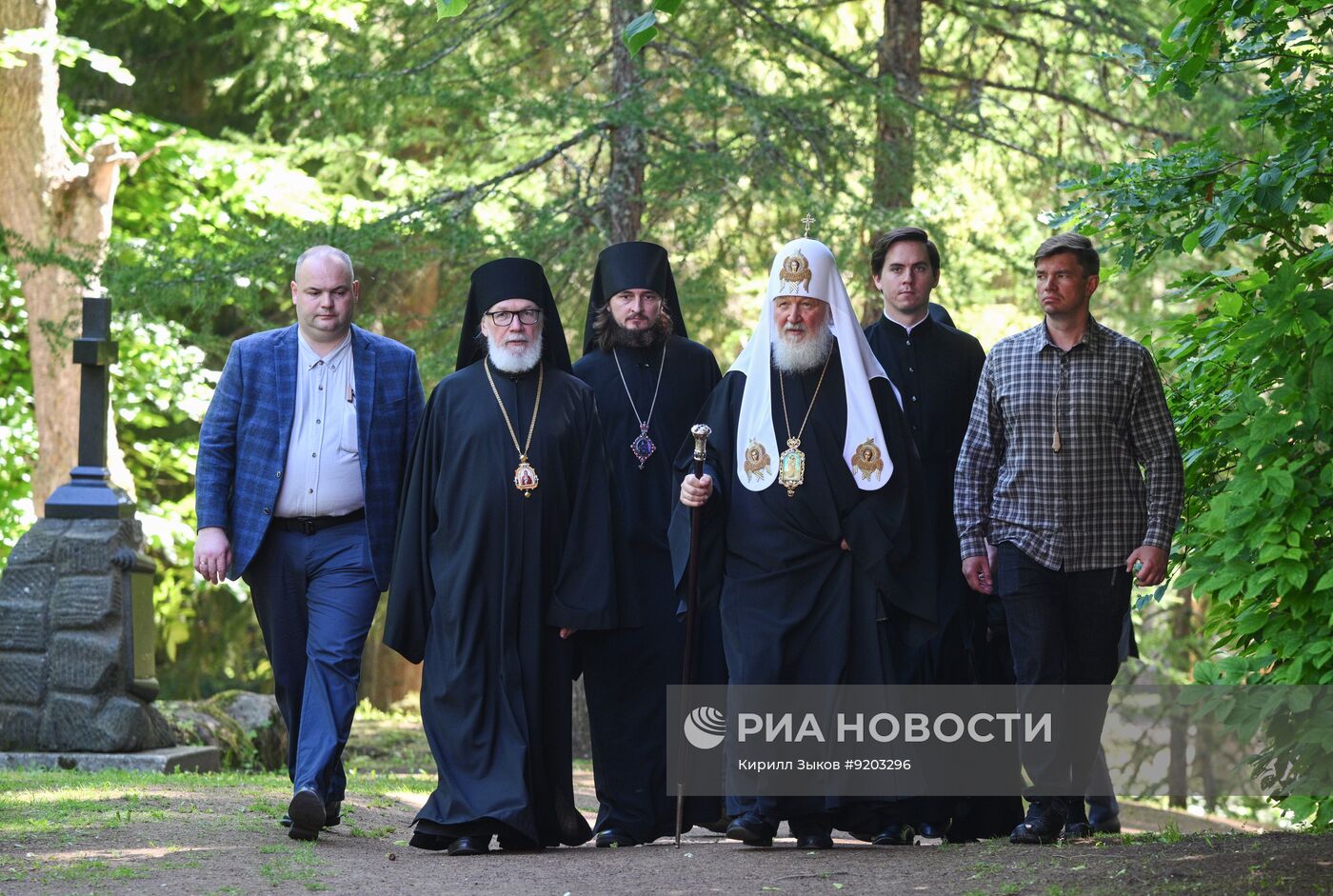 Поездка патриарха Кирилла в Спасо-Преображенский Валаамский монастырь