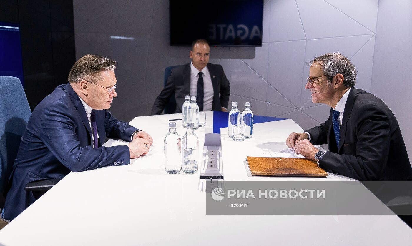 Переговоры гендиректора "Росатома" А. Лихачева и главы МАГАТЭ Р. Гросси в Калининграде