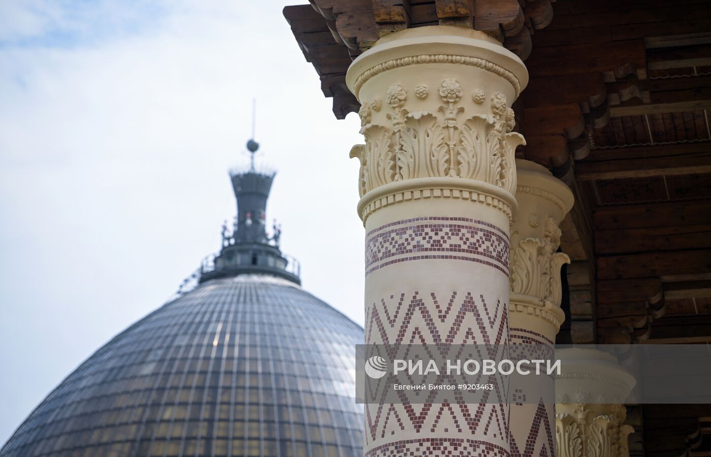 Реставрация кафе "Лето" и ресторана "Золотой колос" на ВДНХ