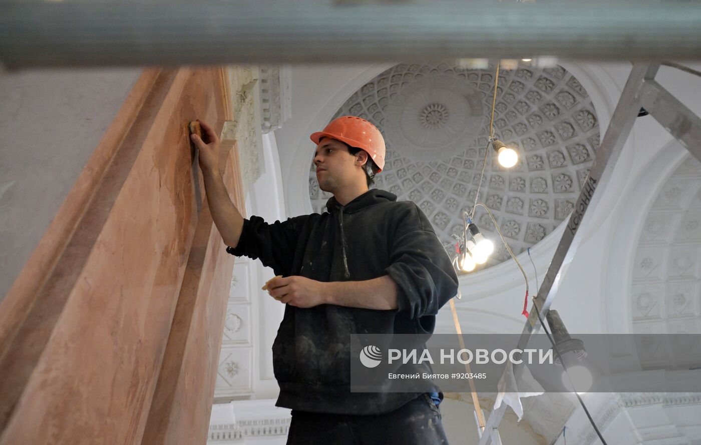 Реставрация кафе "Лето" и ресторана "Золотой колос" на ВДНХ