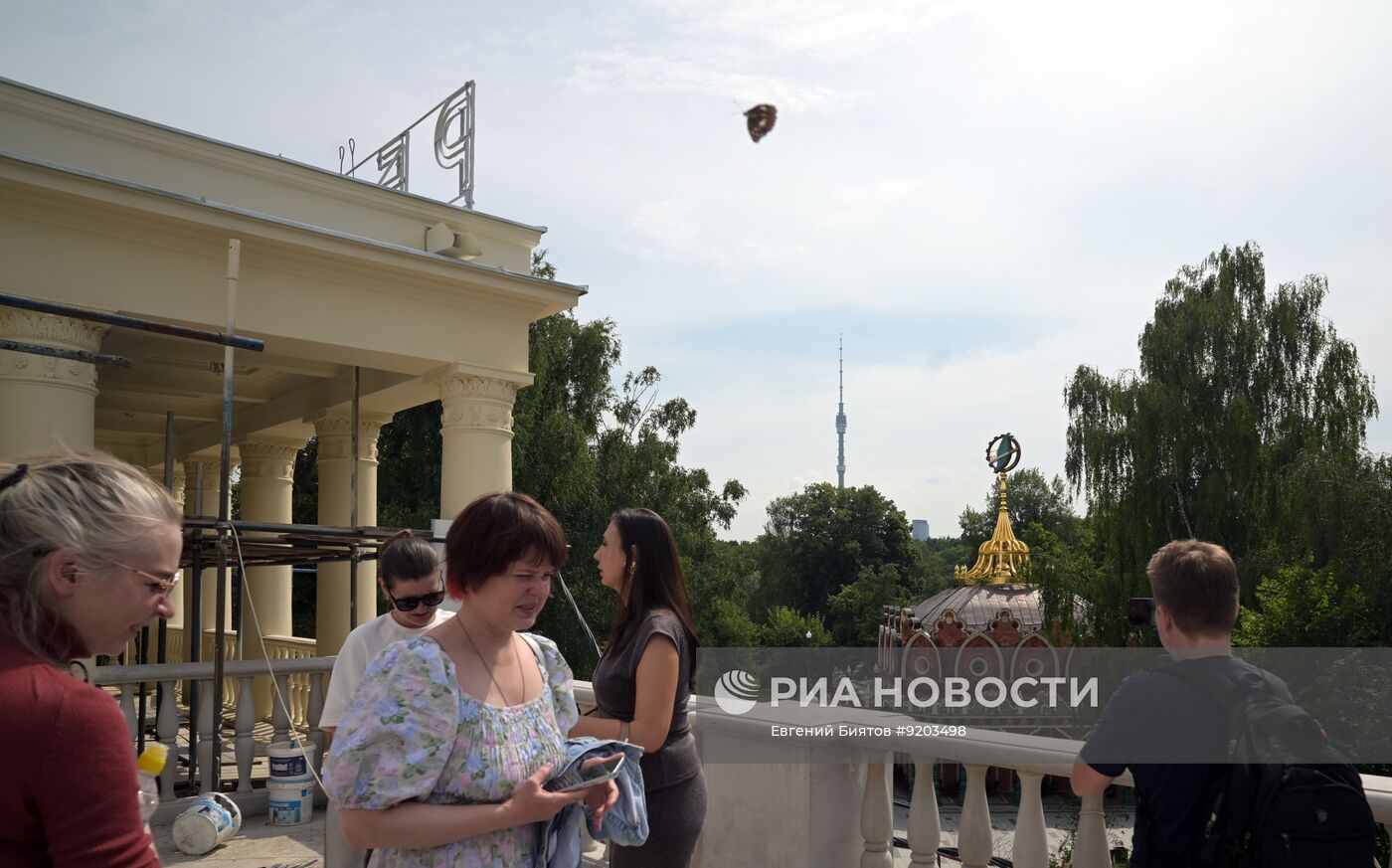 Реставрация кафе "Лето" и ресторана "Золотой колос" на ВДНХ