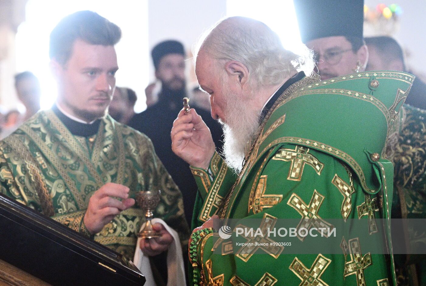 Поездка патриарха Кирилла в Спасо-Преображенский Валаамский монастырь