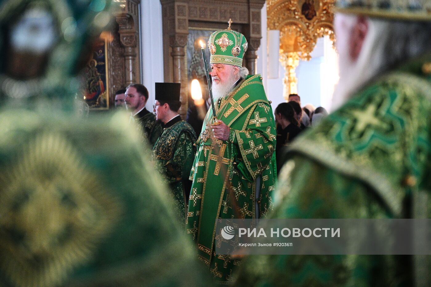 Поездка патриарха Кирилла в Спасо-Преображенский Валаамский монастырь
