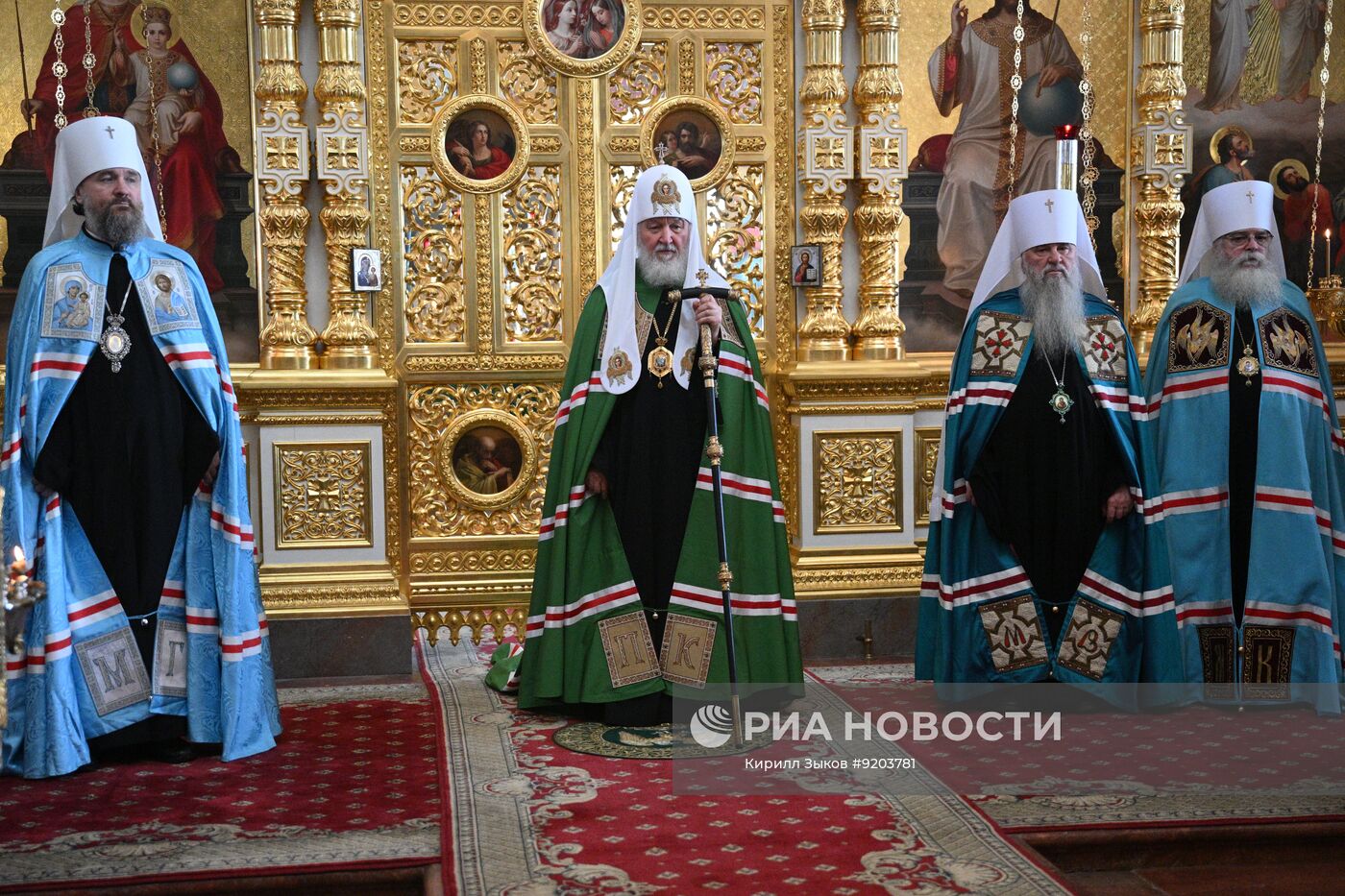 Патриаршее служение в Спасо-Преображенском соборе Валаамского монастыря
