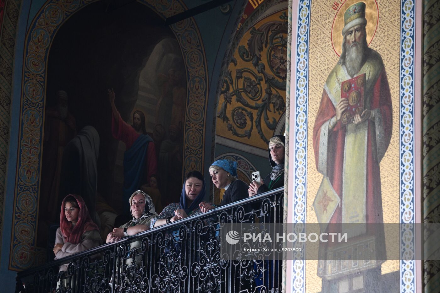 Патриаршее служение в Спасо-Преображенском соборе Валаамского монастыря