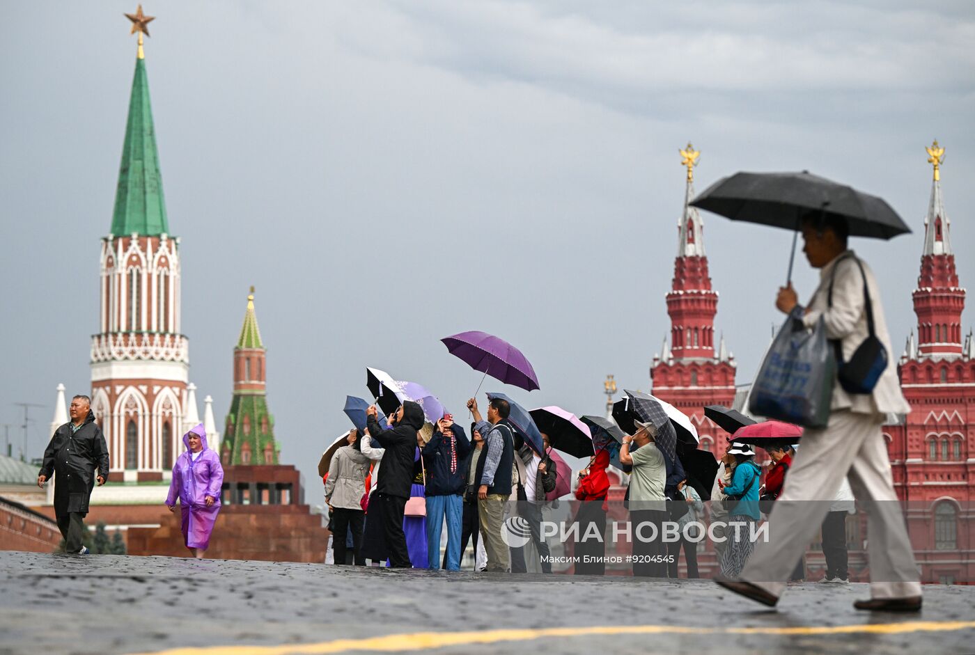 Дождь в Москве