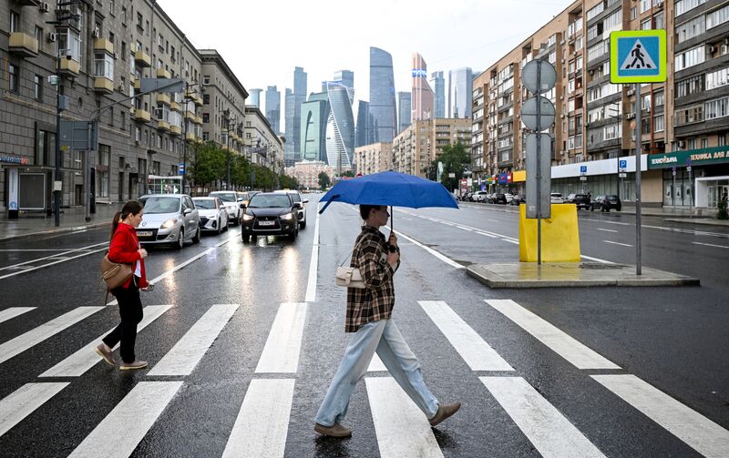 Дождь в Москве