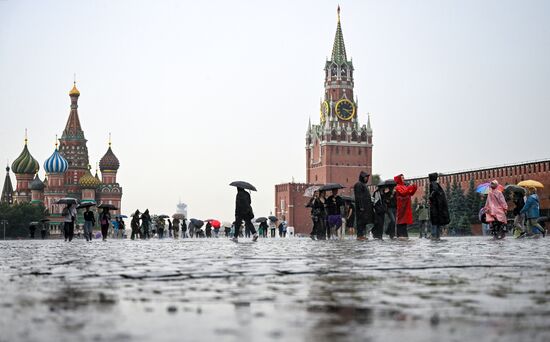 Дождь в Москве