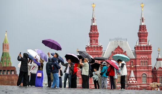 Дождь в Москве