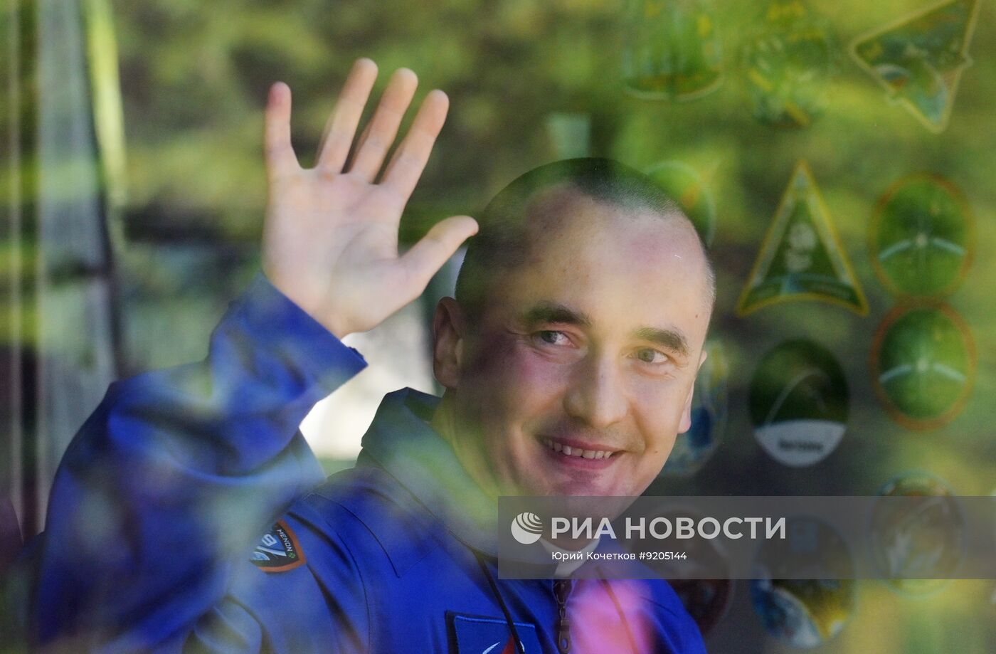 Запуск РН "Союз-2-1а" с пилотируемым кораблем "Союз МС-29" с космодрома Байконур