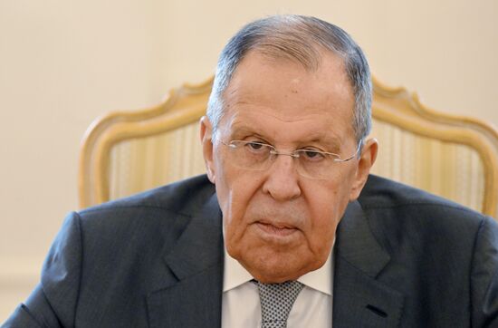 Встреча глав МИД РФ и Чада Сергея Лаврова и Абдуллы Сабра Фадуля