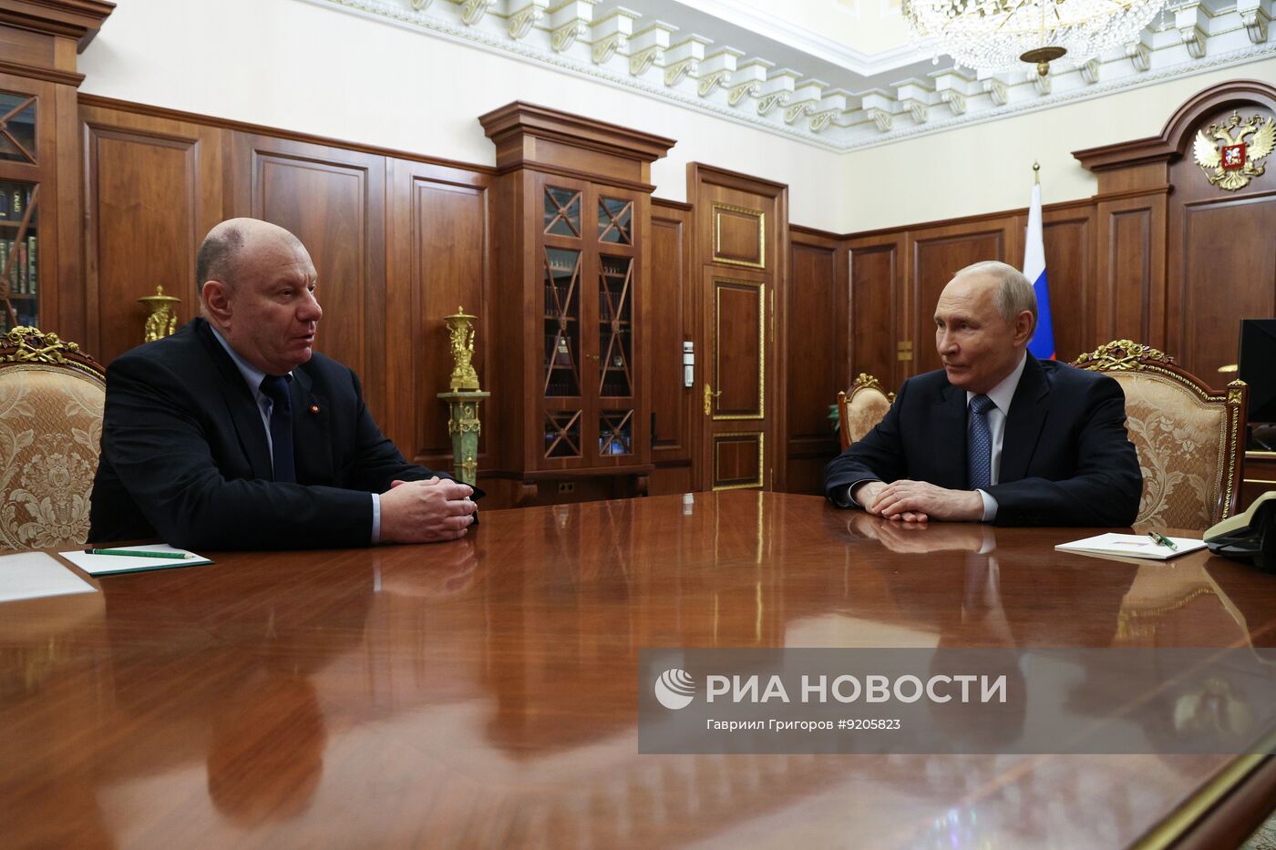 Президент Владимир Путин встретился с главой "Норникеля" Владимиром Потаниным