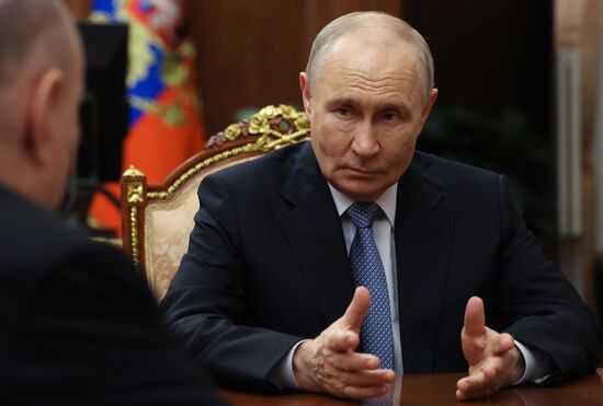 Президент Владимир Путин встретился с главой "Норникеля" Владимиром Потаниным