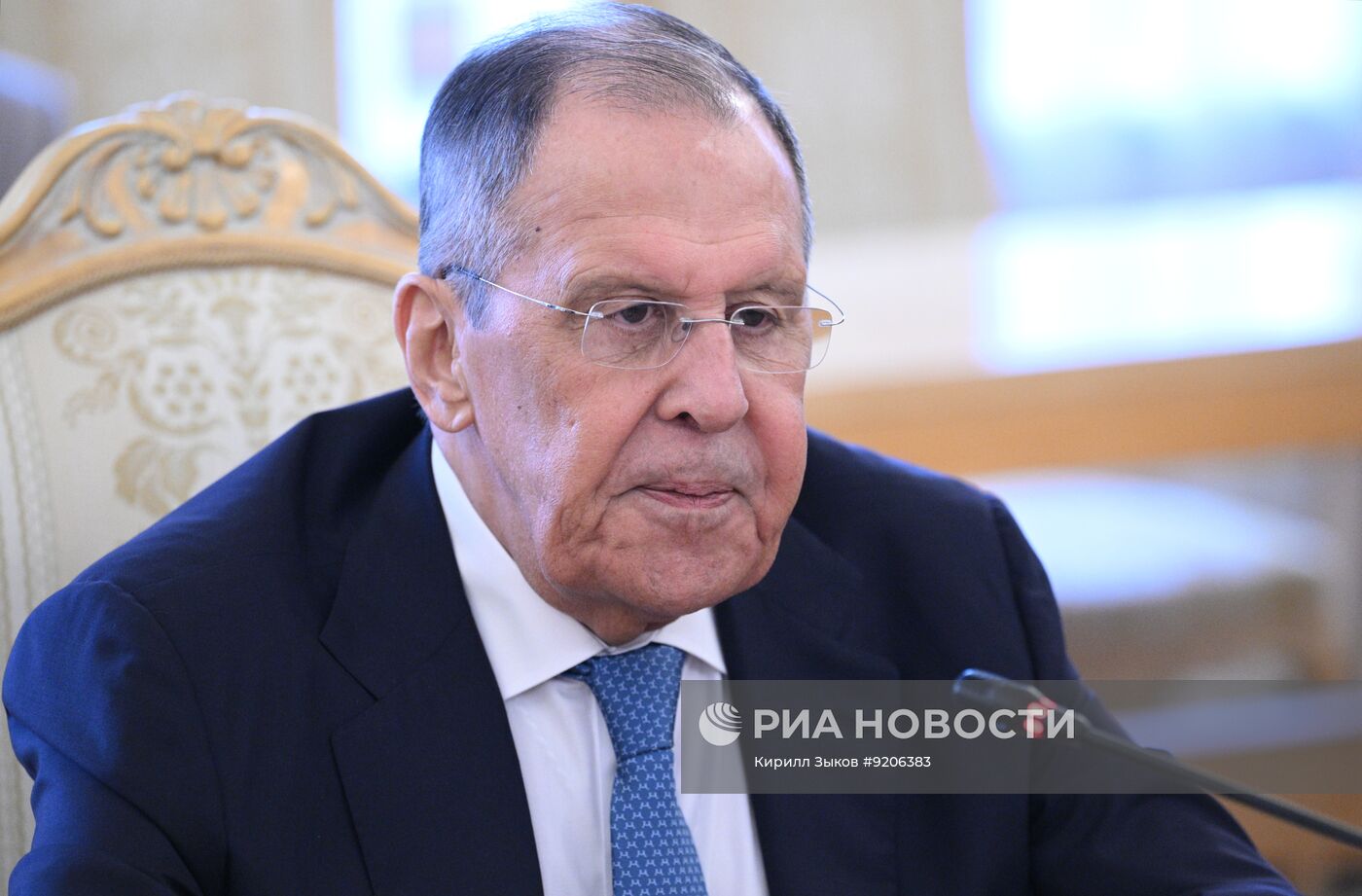 Встреча глав МИД РФ и Гвинеи-Бисау Сергея Лаврова и Фатуматы Жау