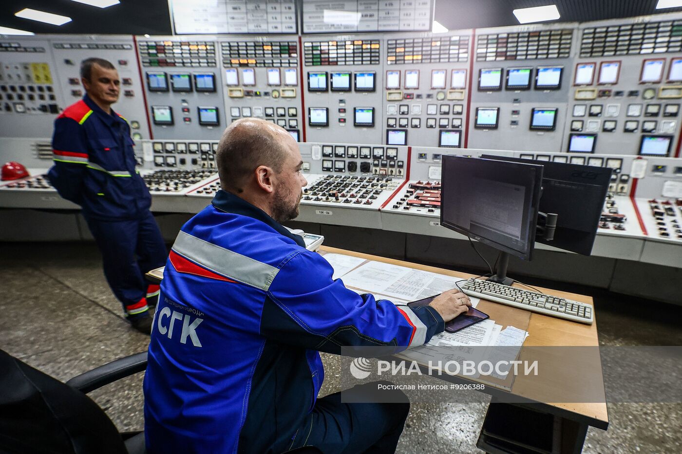 Запуск нового турбогенератора на ТЭЦ-3 в Новосибирске