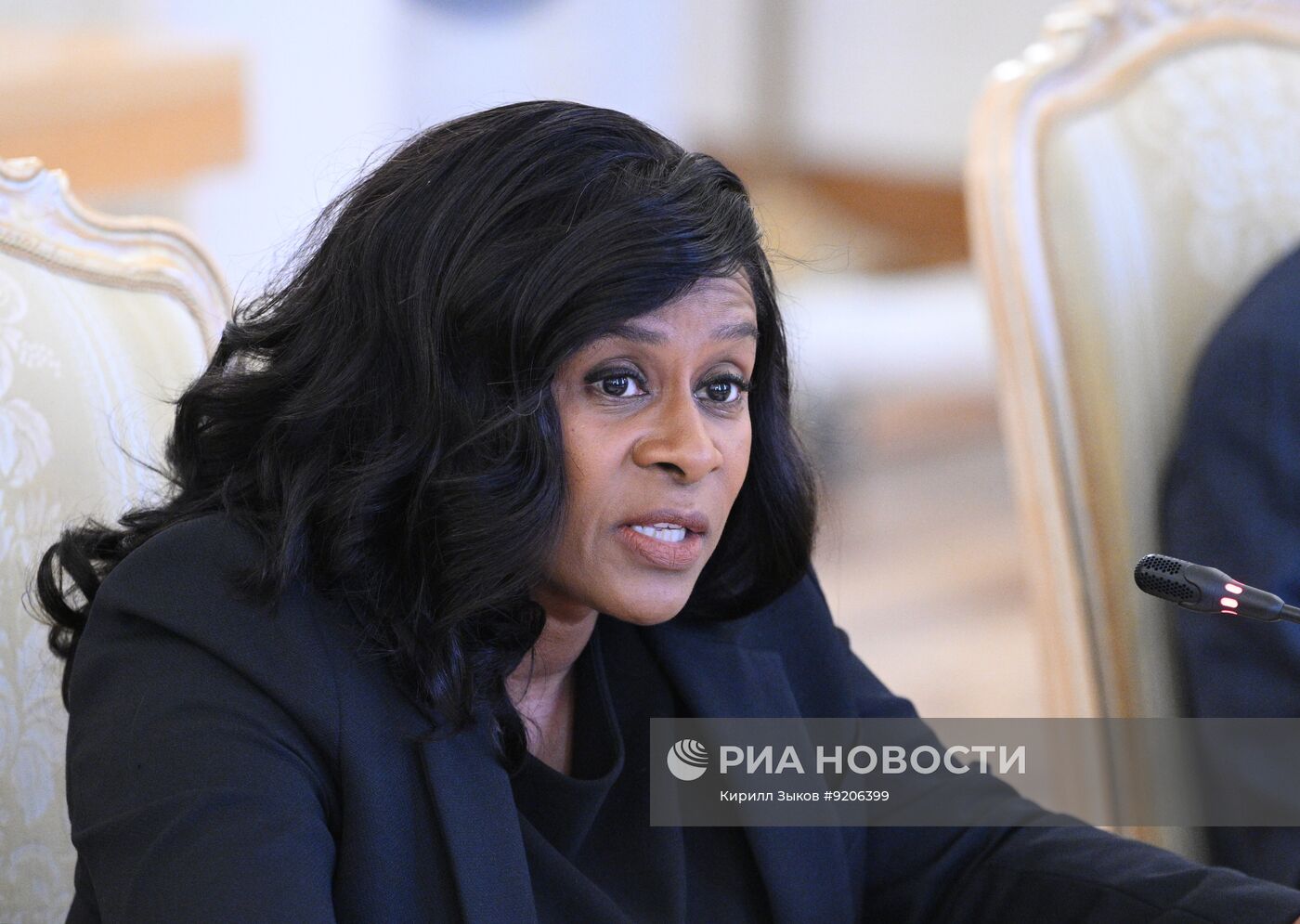 Встреча глав МИД РФ и Гвинеи-Бисау Сергея Лаврова и Фатуматы Жау