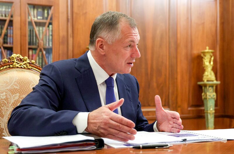 Встреча президента Владимира Путина и вице-премьера Марата Хуснуллина