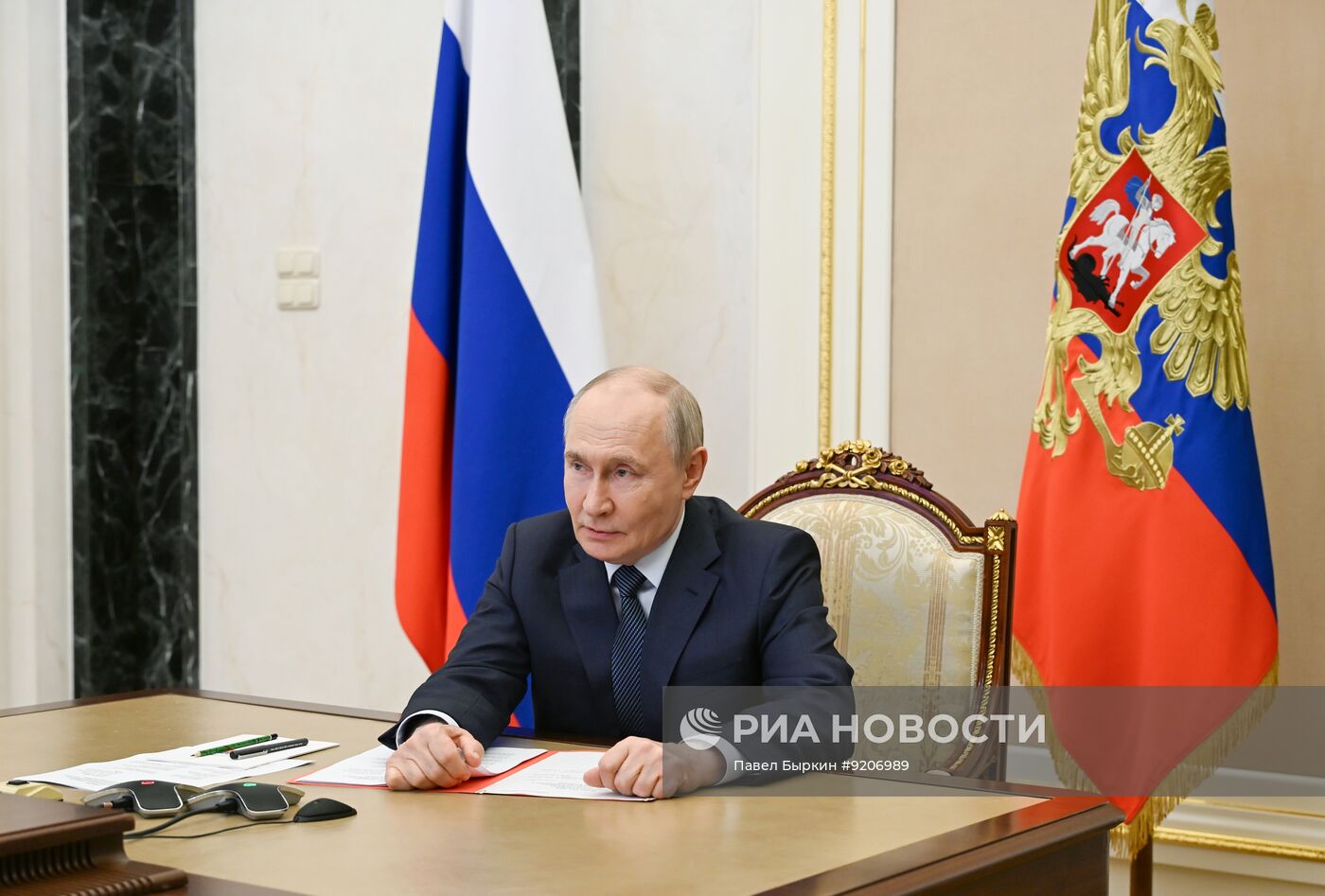 Президент Владимир Путин провел заседание Совбеза РФ
