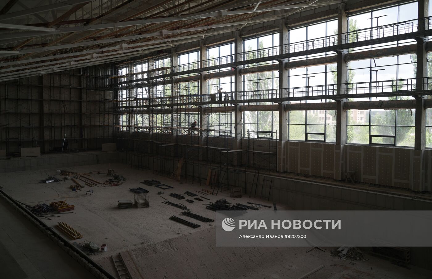 Восстановление спорткомплекса "Нептун" в Мариуполе