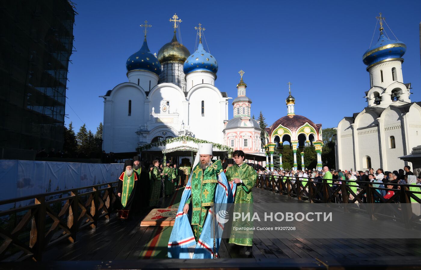 Патриаршие служение в Троицко-Сергиевой Лавре
