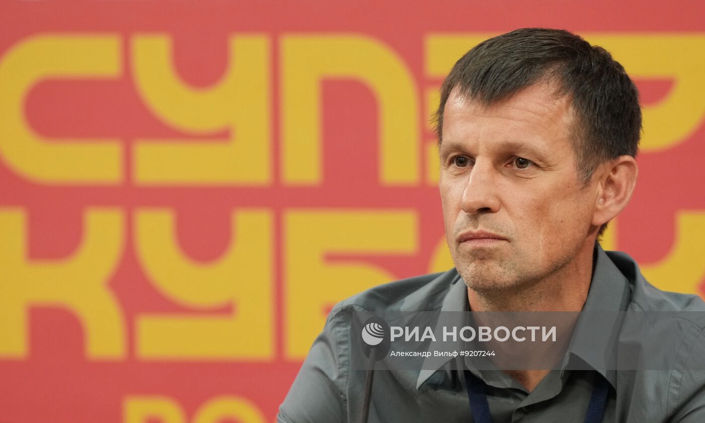 Футбол. Суперкубок России. Пресс-конференция "Зенита"