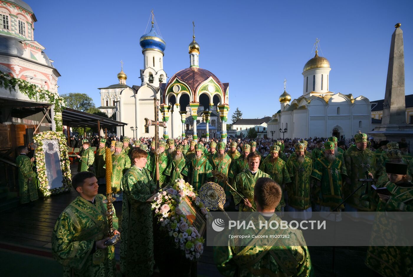Патриаршие служение в Троицко-Сергиевой Лавре