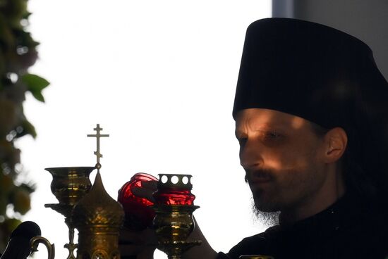 Патриаршие служение в Троицко-Сергиевой Лавре