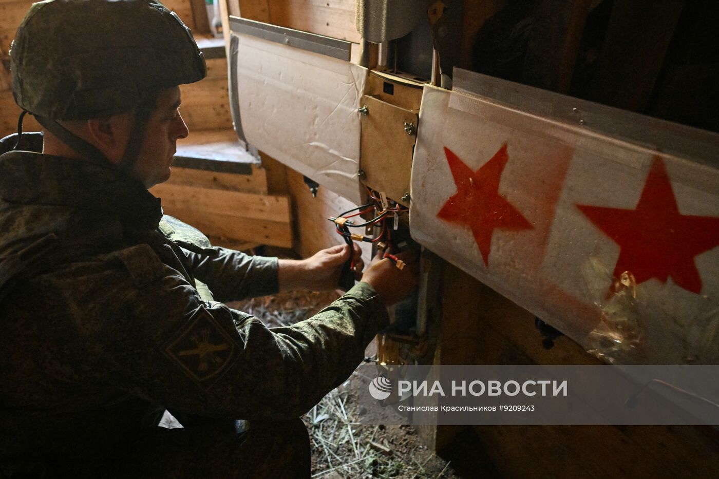 Боевая работа расчета БПЛА "Молния-ПВО" в зоне СВО