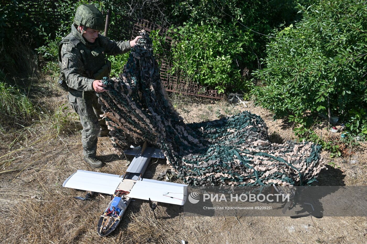 Боевая работа расчета БПЛА "Молния-ПВО" в зоне СВО