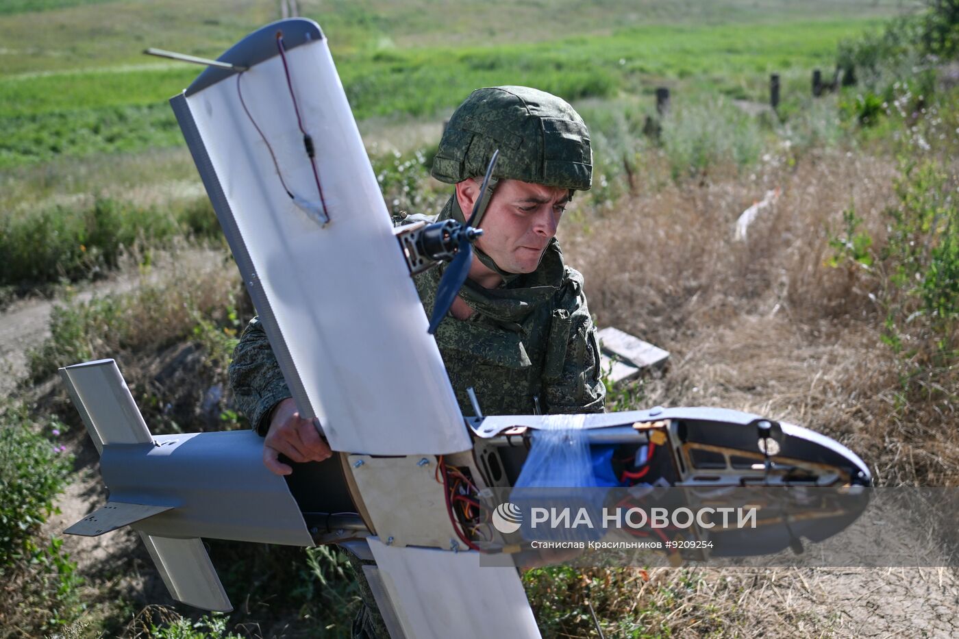 Боевая работа расчета БПЛА "Молния-ПВО" в зоне СВО