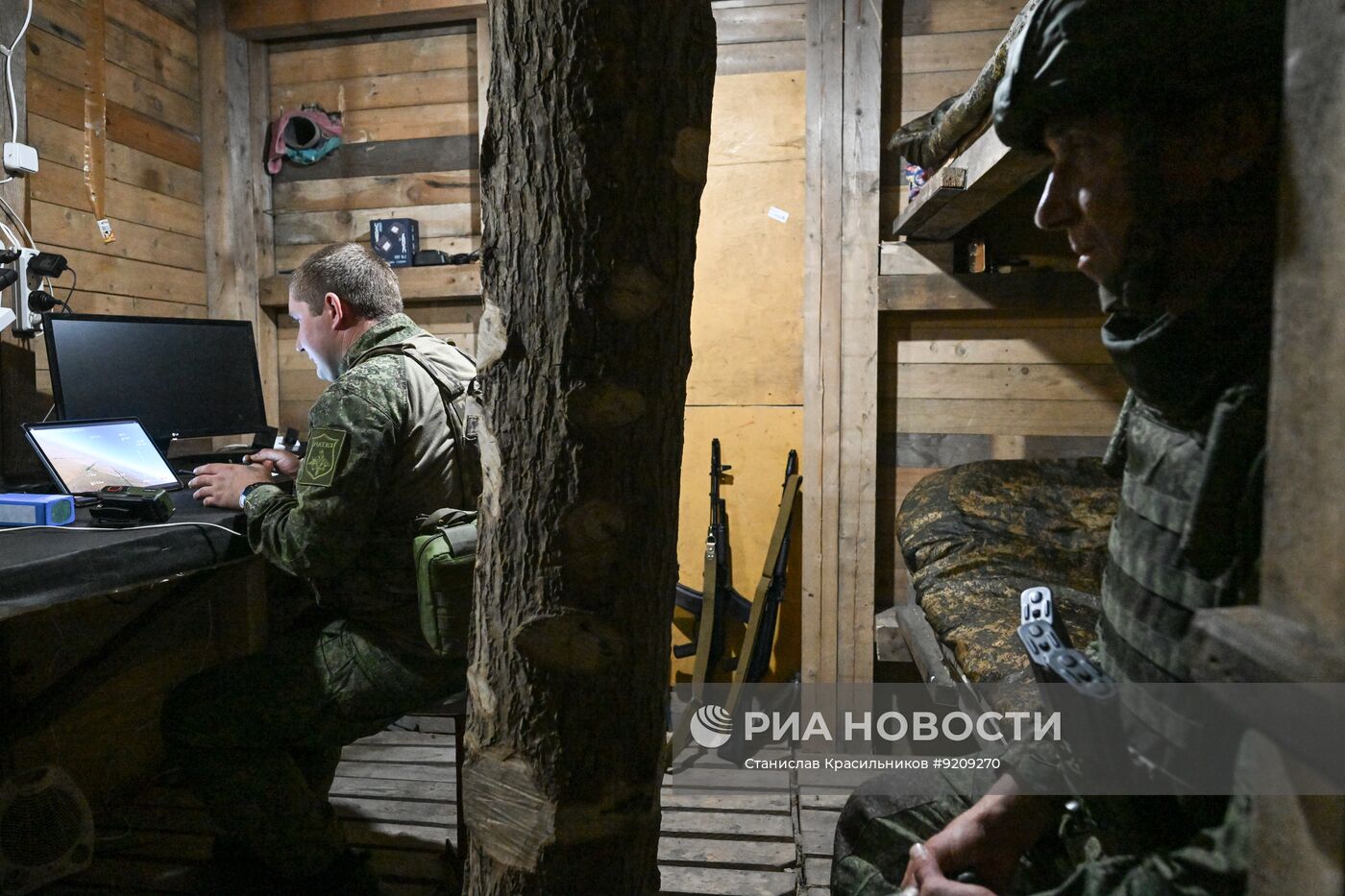 Боевая работа расчета БПЛА "Молния-ПВО" в зоне СВО
