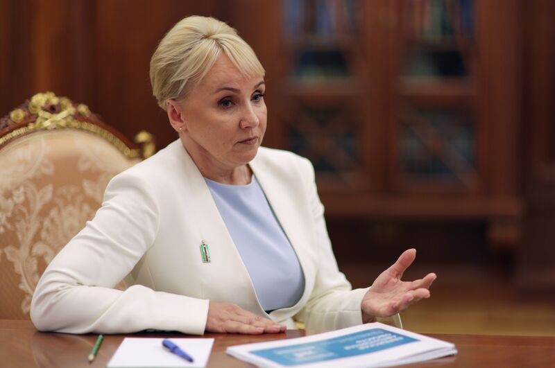 Президент Владимир Путин встретился с губернатором Еврейской автономной области Марией Костюк