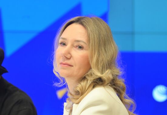 Пресс-конференция, посвященная презентации проекта "Птица-Победа" к 85-летию Битвы за Москву.